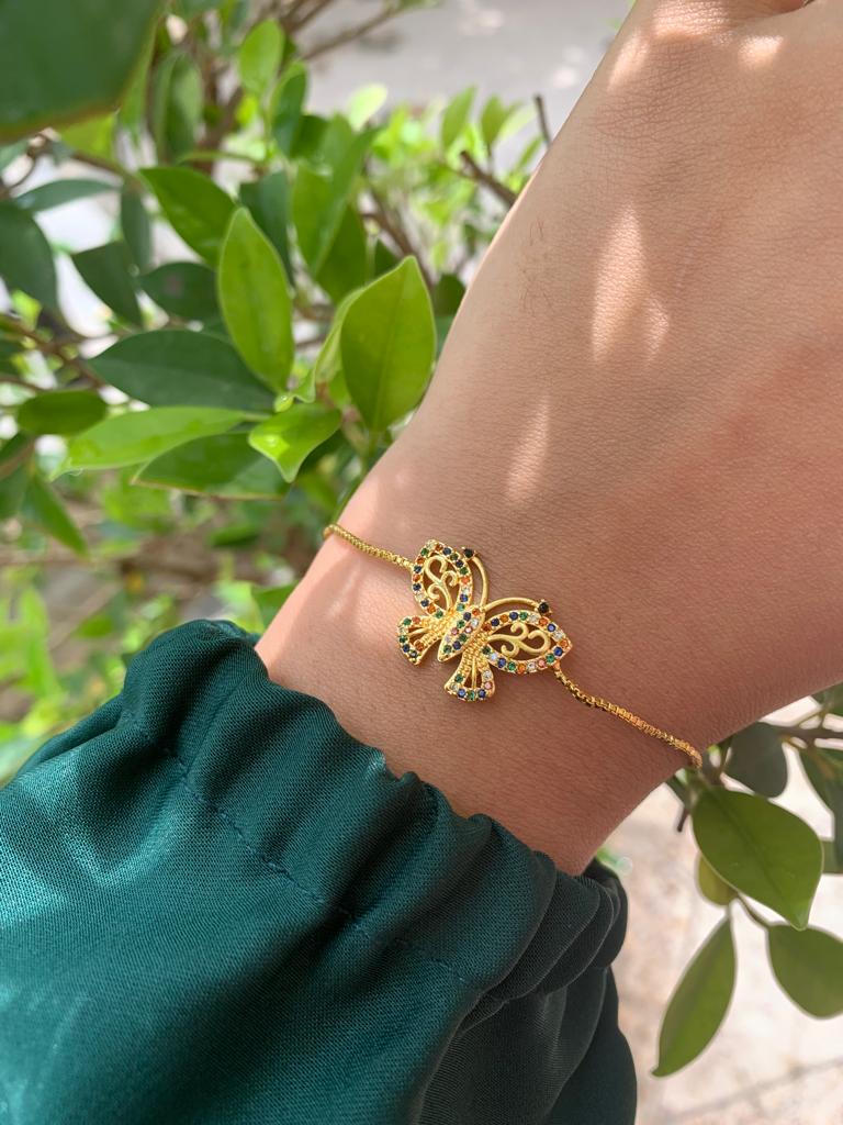 Butterfly adjustable bracelet - Stylish Bracelets